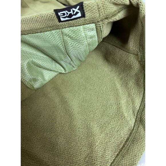 Men's King's Camo XKG Covert Hunting Hoodie Medium Olive Zipper Pockets & Hood - Picture 7 of 10